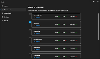 PublicIPProvidersSettings
